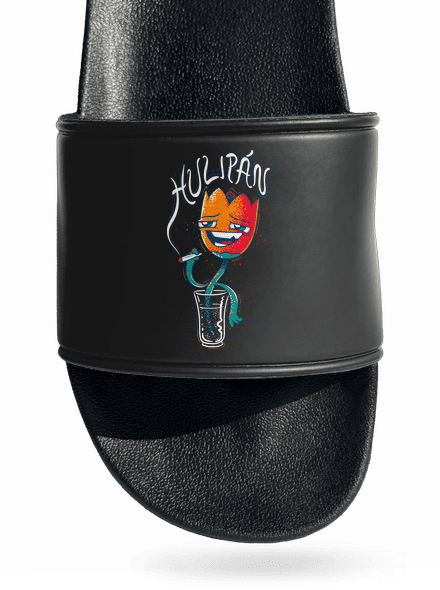Hulipán pantofle Black
