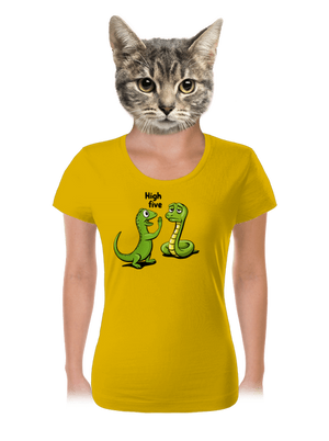 High Five dámské tričko Yellow