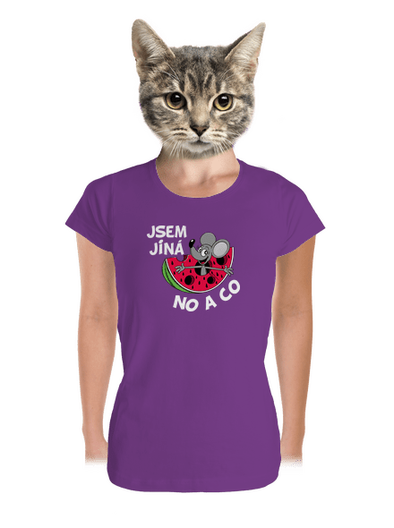 Jsem jiná dámské tričko premium Purple