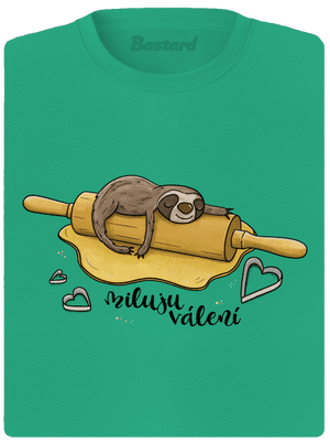 Miluju válení dámské sportovní tričko Mint Mal