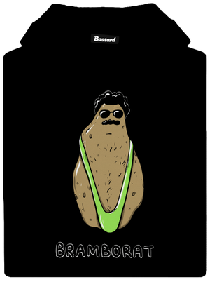 Bramborat pánská mikina klokanka Black