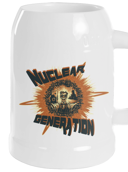 Nuclear generation 2 půllitr White