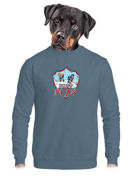 Fart Play unisex mikina bez kapuce Nordic Blue