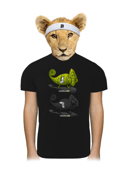 Zapnuto vypnuto dětské sportovní tričko Black