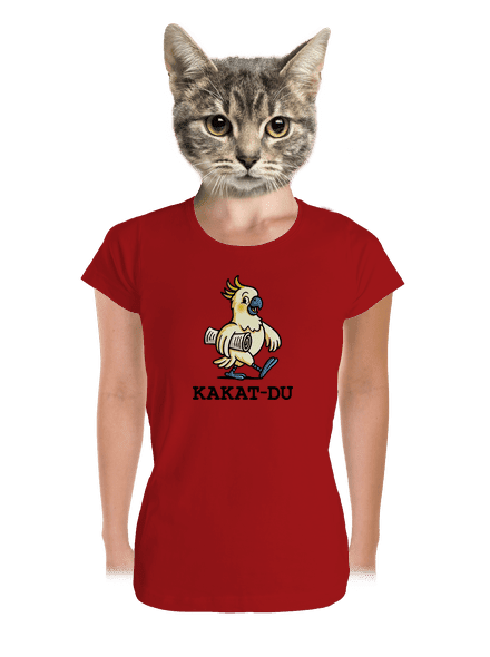 Kakat-du dámské tričko premium Red Mal