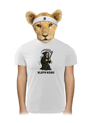 Klepu kosu dětské sportovní tričko White