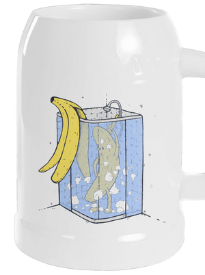 Banán ve spše půllitr White