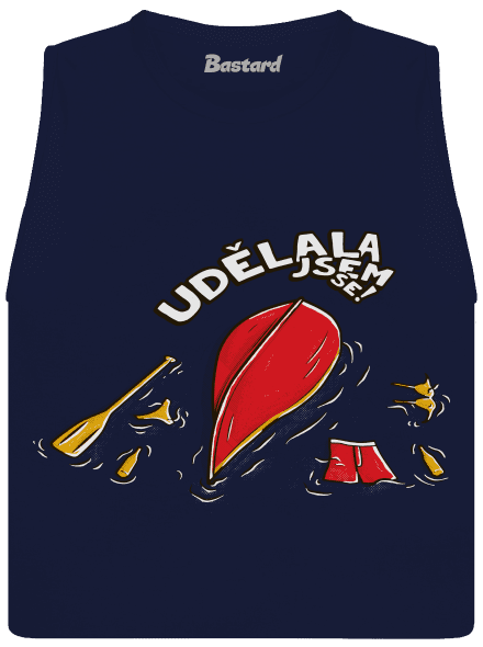 Udělal jsem se dámské tílko volné Navy