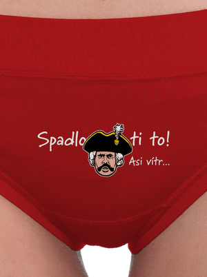 Spadlo ti to dámské kalhotky Red Mal