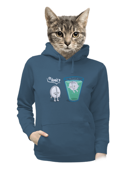 Co šumíš dámská mikina klokanka Denim