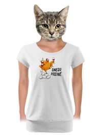 dámské tričko s lemem