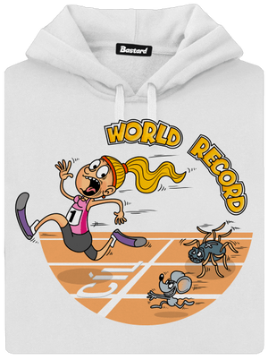 Světový rekord dámská mikina klokanka White
