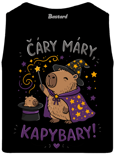 Čáry máry kapybary pánské tílko Black