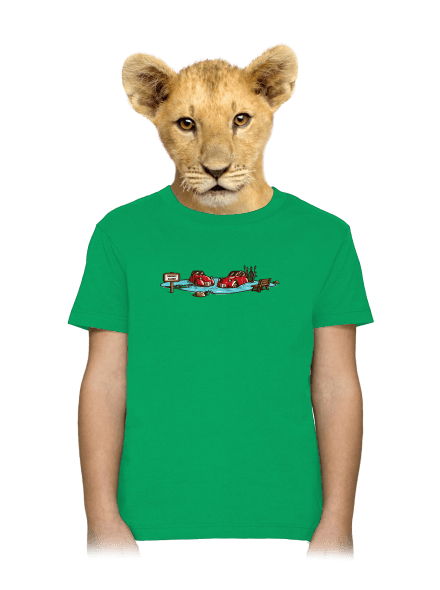 Kachny dětské tričko Kelly Green