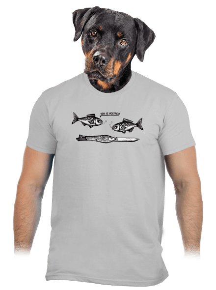 Vostrá rybička pánské tričko Pacific Grey