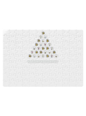 Obrázkový alko kvíz a fix puzzle White