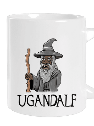 Ugandalf velký hrnek White