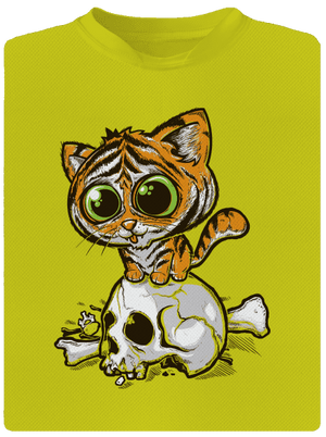 Tygřík dětské sportovní tričko Neon Yellow