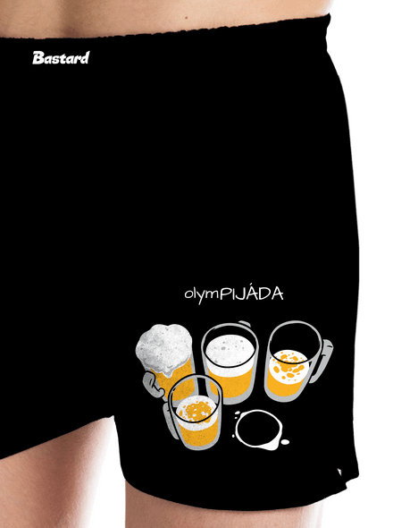 Pijáda pánské trenky Black