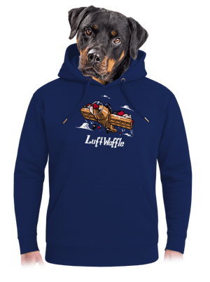 Luftwaffle unisex mikina premium Navy