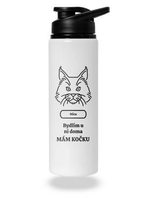 Nemůžu, mám kočku lahev na vodu White