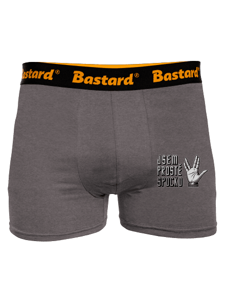 Jsem Spocko boxerky Gray Melange