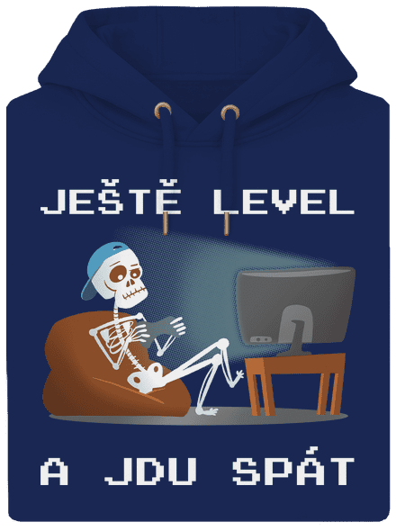 Ještě level unisex mikina premium Navy