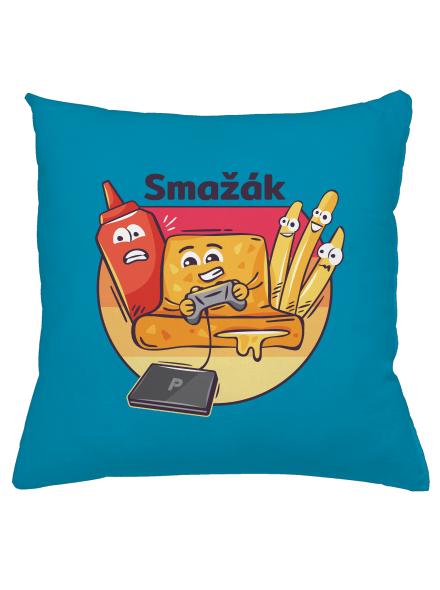 Smažák polštář Blue Turquoise