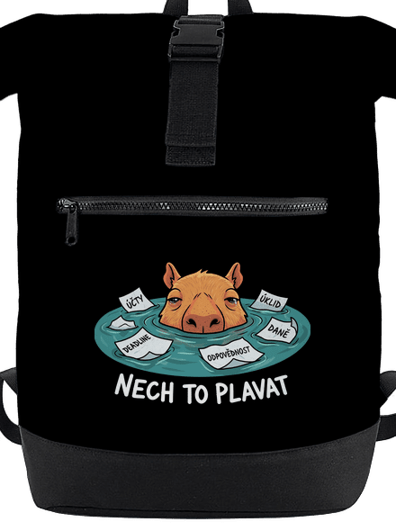 Nech to plavat batoh Black