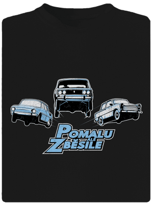 Pomalu ale zběsile dětské sportovní tričko Black