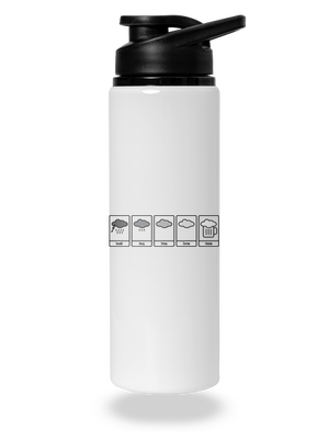 Předpověď počasí lahev na vodu White