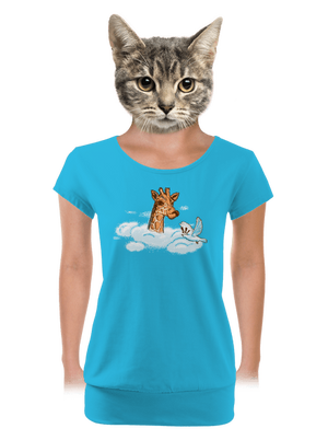 dámské tričko s lemem