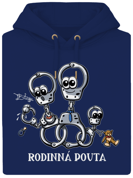 Rodinná pouta unisex mikina premium Navy