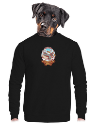 unisex mikina bez kapuce
