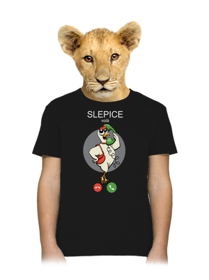 Slepice volá dětské tričko Black