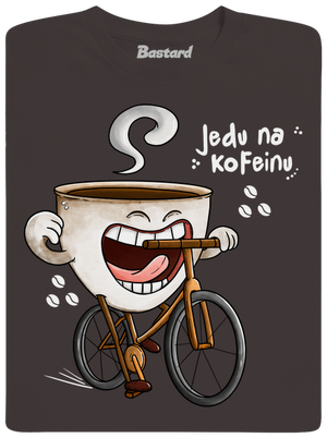 Jedu na kofeinu pánské dlouhý rukáv Bear Brown