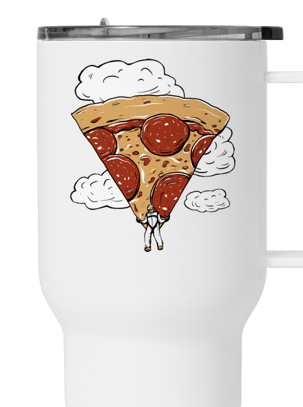 Pizzašutista termohrnek White