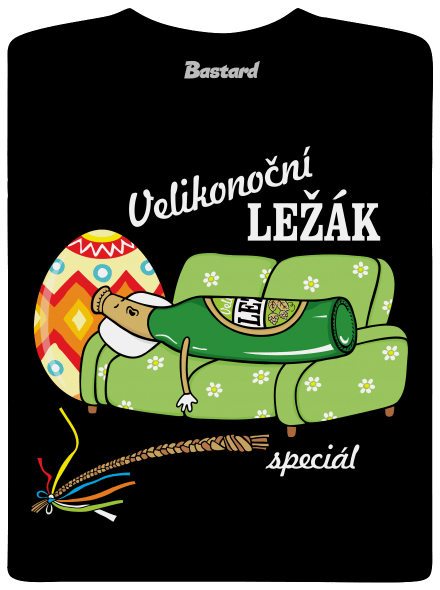 Velikonoční ležák pánské tričko Black