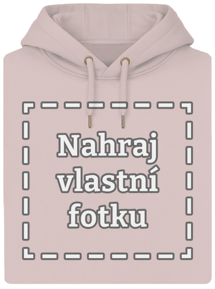 Vlastní potisk unisex mikina premium Rose Chalk