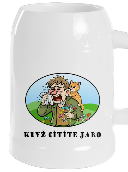 Cítíte jaro půllitr White