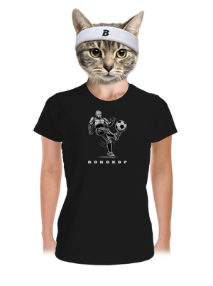 Robokop dámské sportovní tričko Black