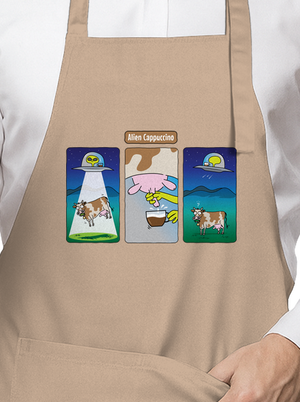 Alien Cappuccino zástěra Rope