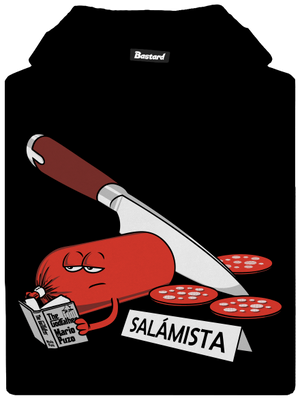 Salámista dětská mikina klokanka Black
