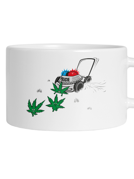 Ganja krize hrnek makronka White