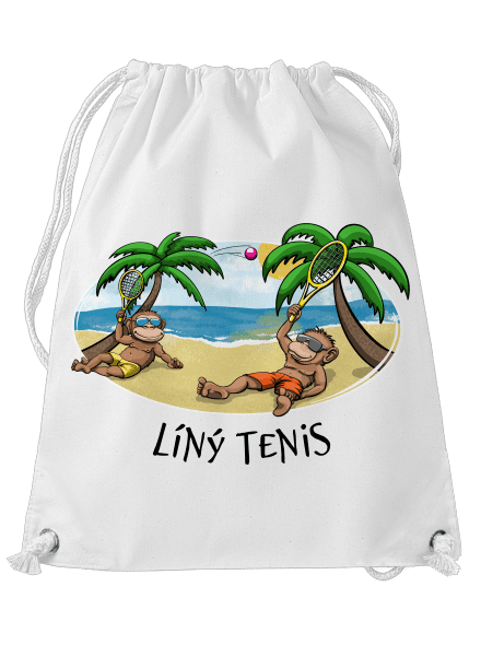 Líný tenis vak White