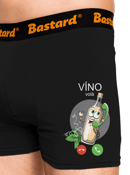 Bílé víno volá boxerky Black