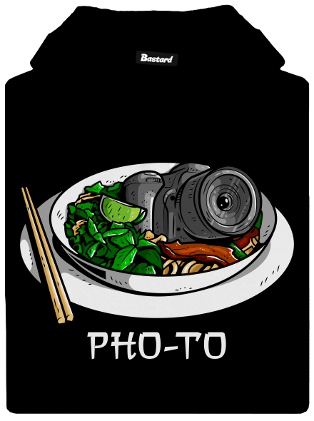 Pho-to dámská mikina klokanka Black