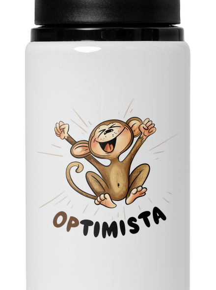 Optimista Op lahev na vodu White