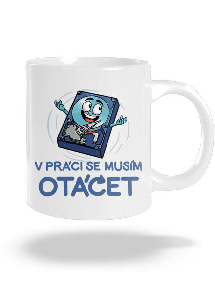 Musím se otáčet velký hrnek White