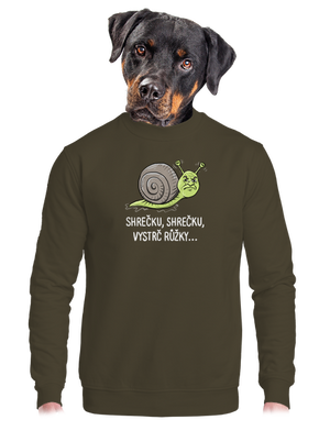 unisex mikina bez kapuce